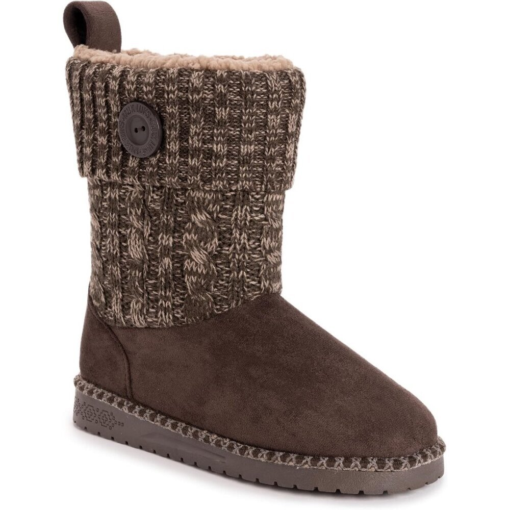 Women's Janet Fashion Java Mid Calf Boots Classic Comfortable Snow Boots